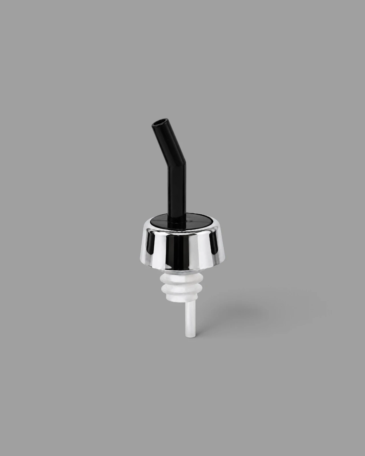 Bec noir, bague chromée - Image 1